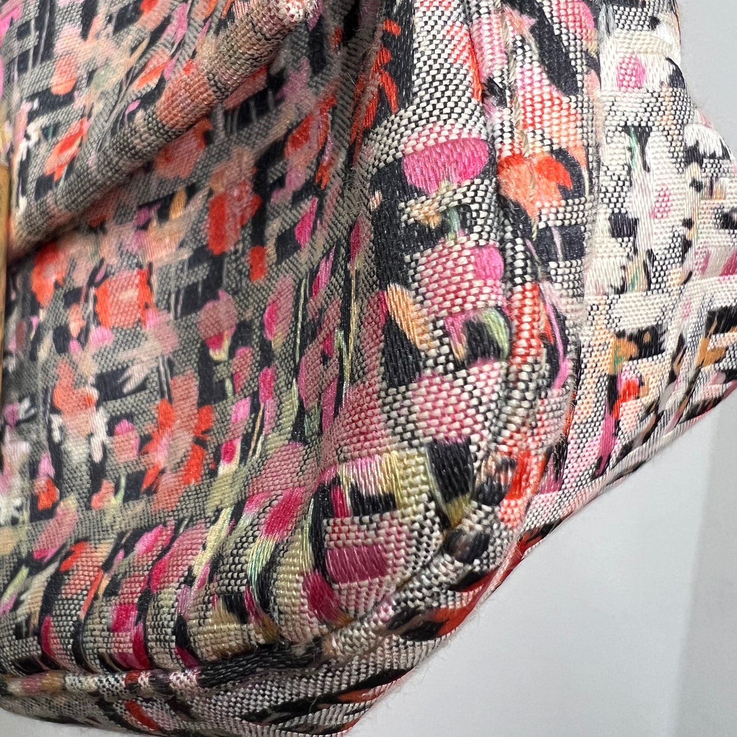 FENDI Floral Zuccino Mamma Baguette