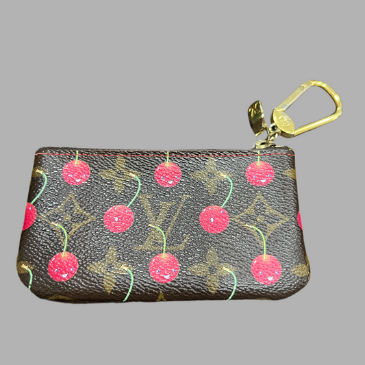 LOUIS VUITTON Cherry Key Pouch X Takahashi Murakami Collaboration