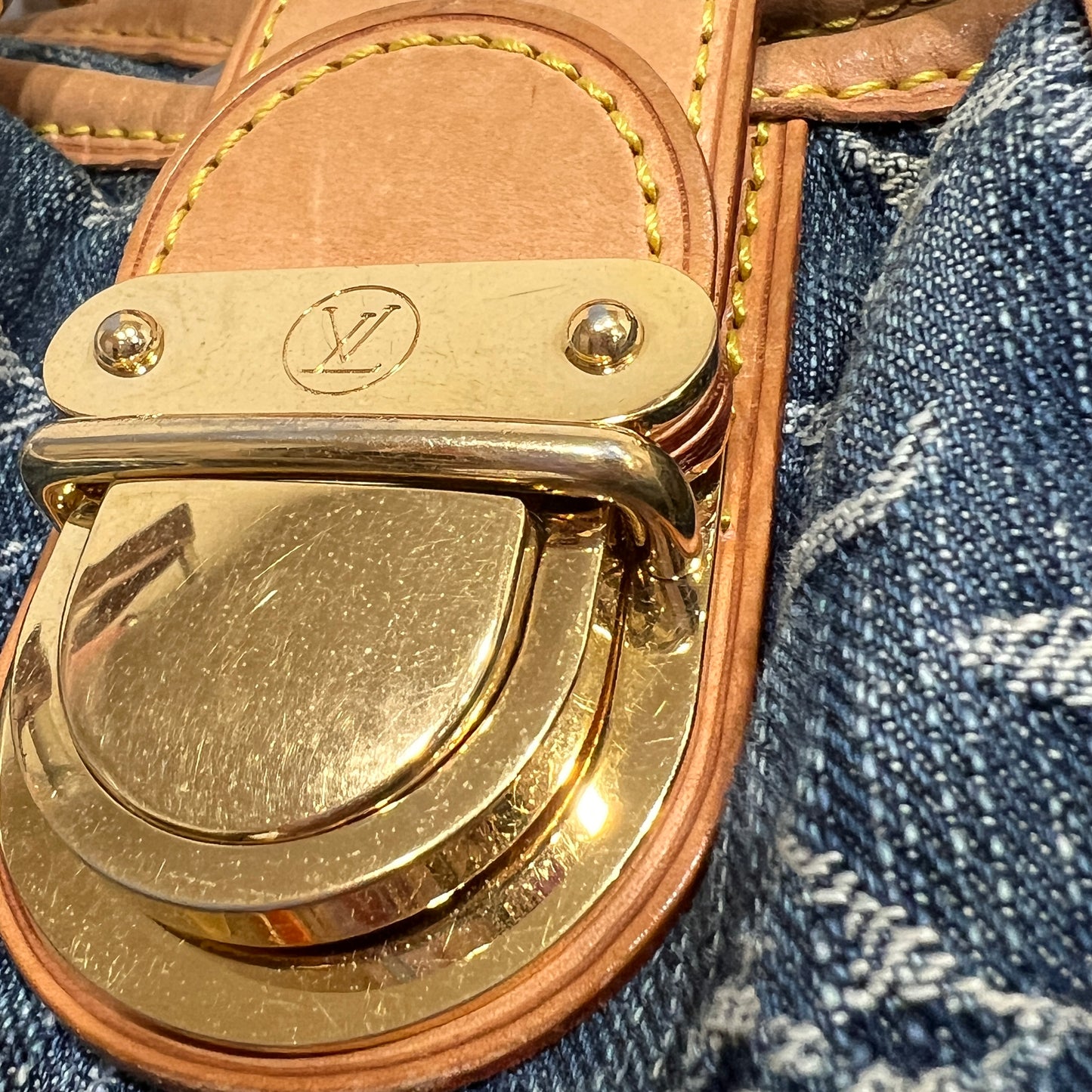 LOUIS VUITTON Denim Handbag