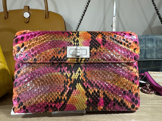 CHANEL Python Clutch