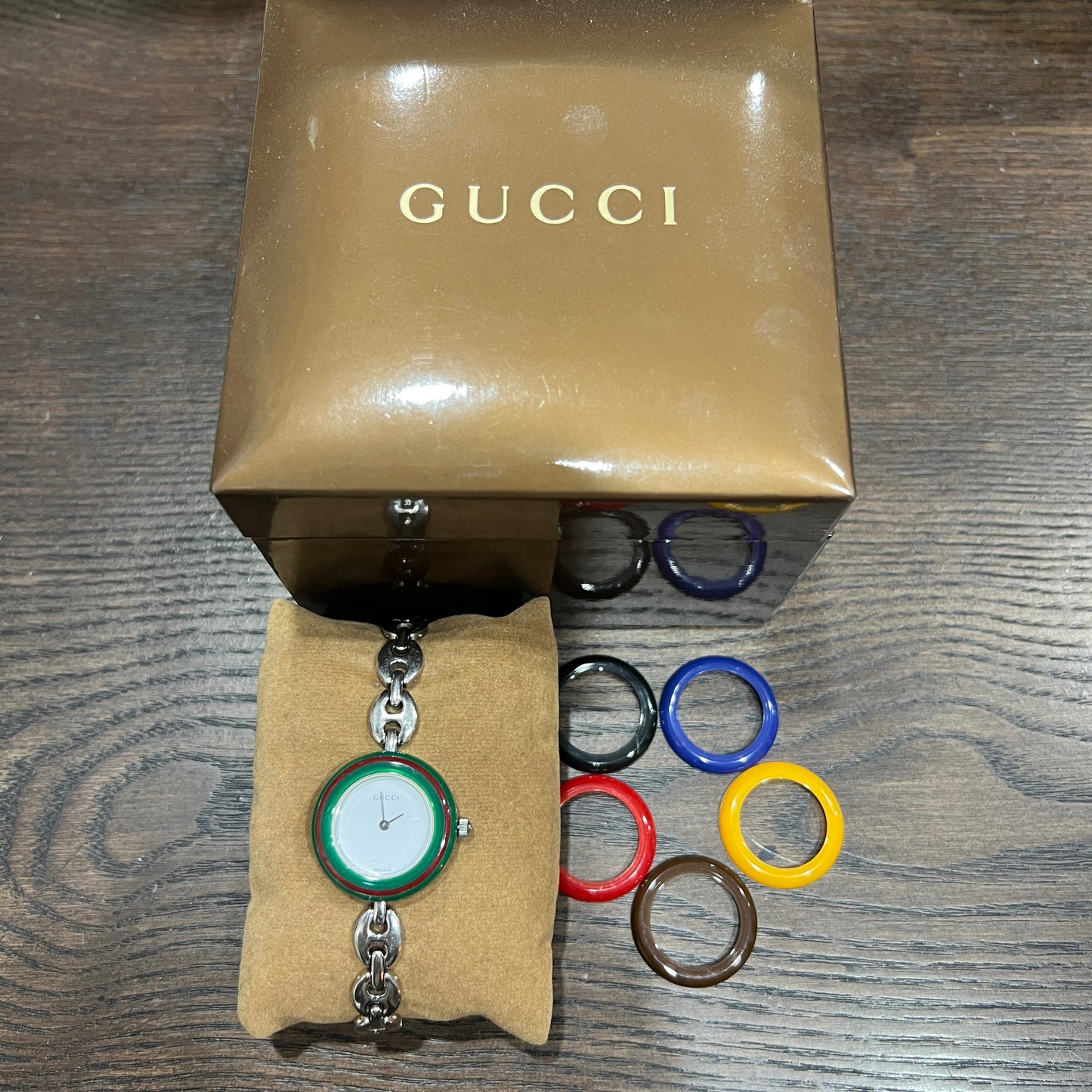 GUCCI BEZEL Watch with Box