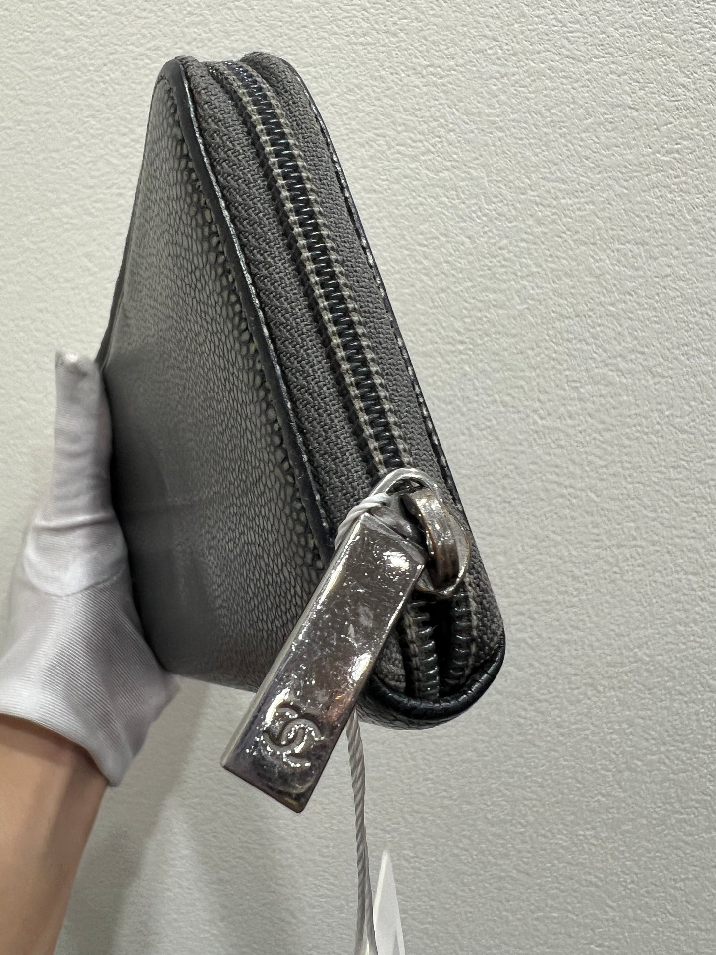 CHANEL Timeless Caviar Leather Wallet