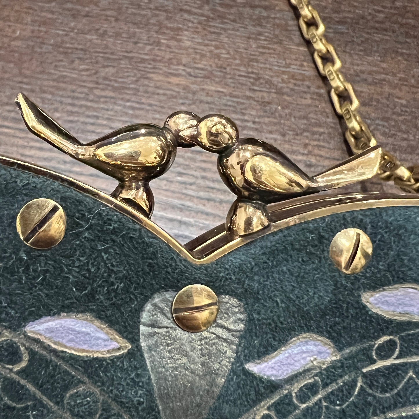 DIOR Rare Vintage Heart Chain Bag