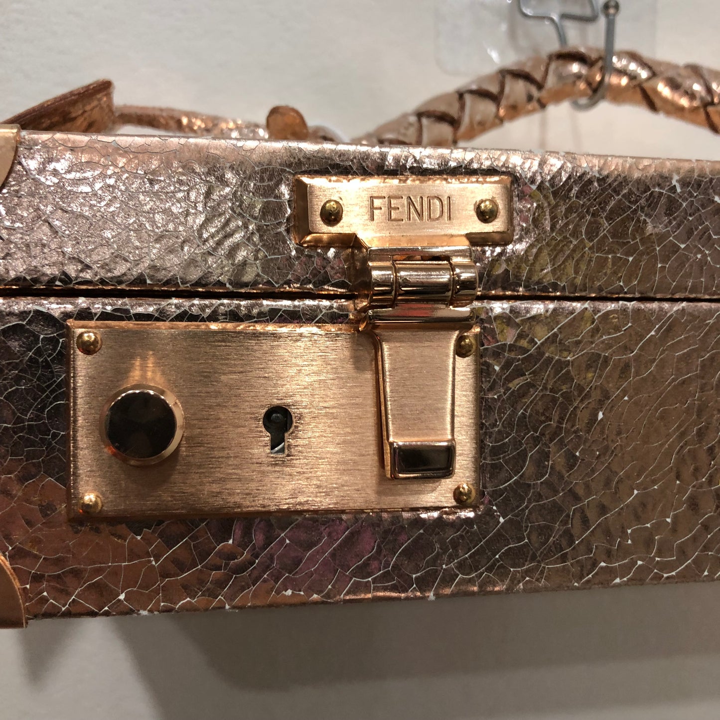 FENDI Archival Cosmetic Storage Bag (Pink Gold)
