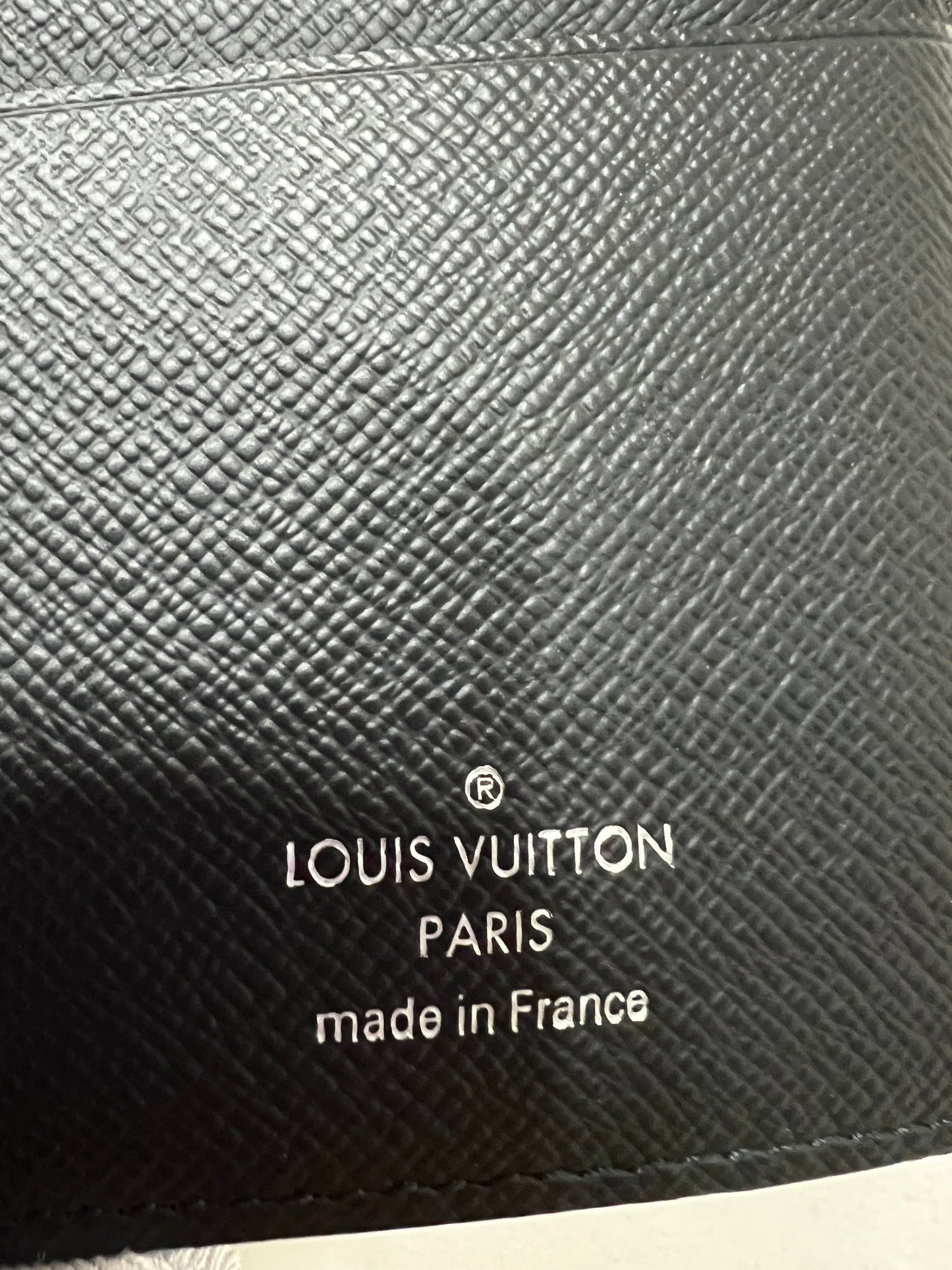 LOUIS VUITTON Long Black Damier Wallet