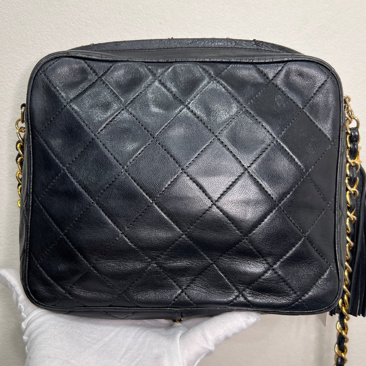 CHANEL Matelasse Tassel Bag
