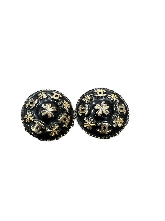 Chanel Coco Mark Coin Earrings