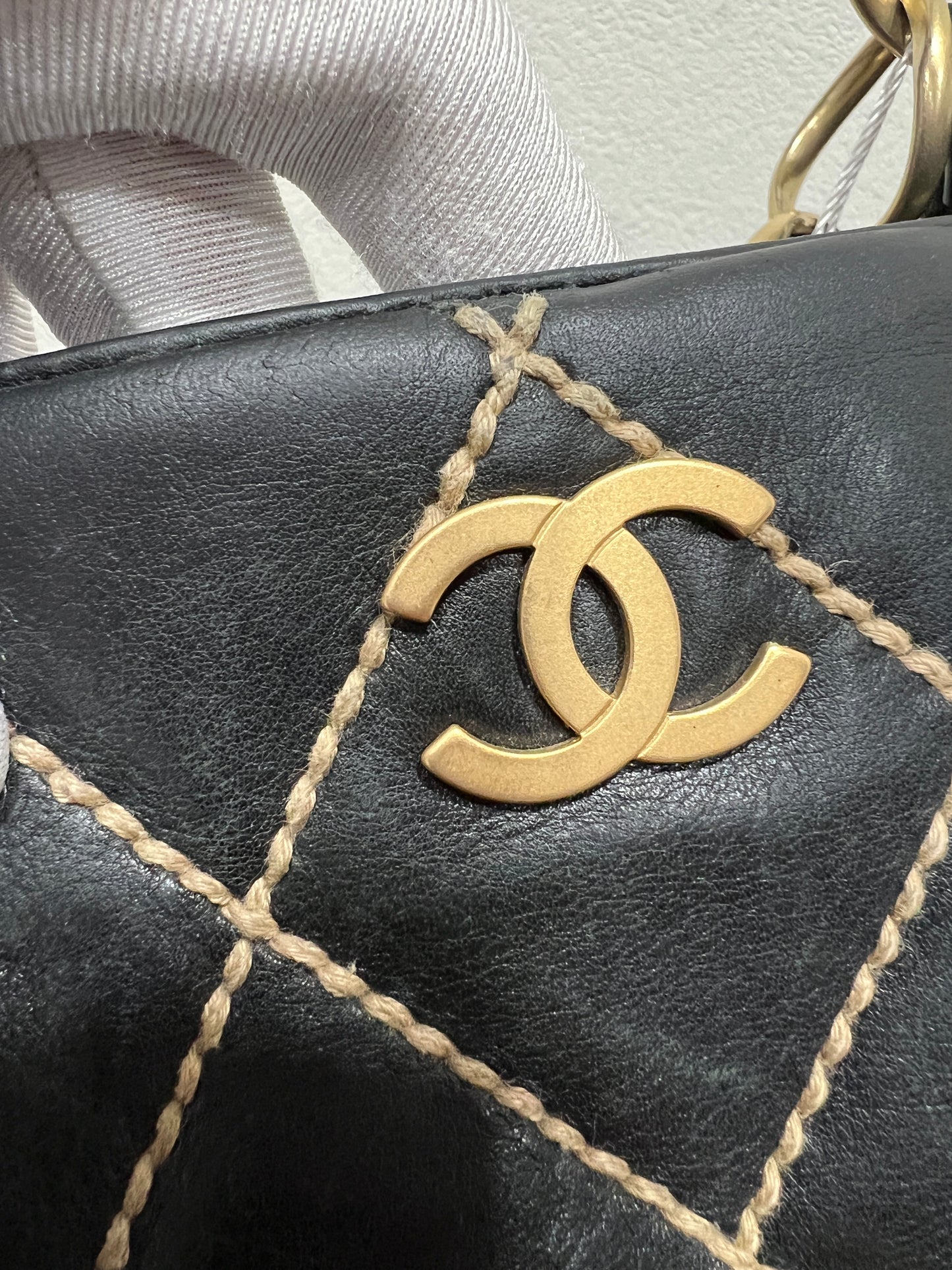 CHANEL Wild Stitch CC Shoulder Bag