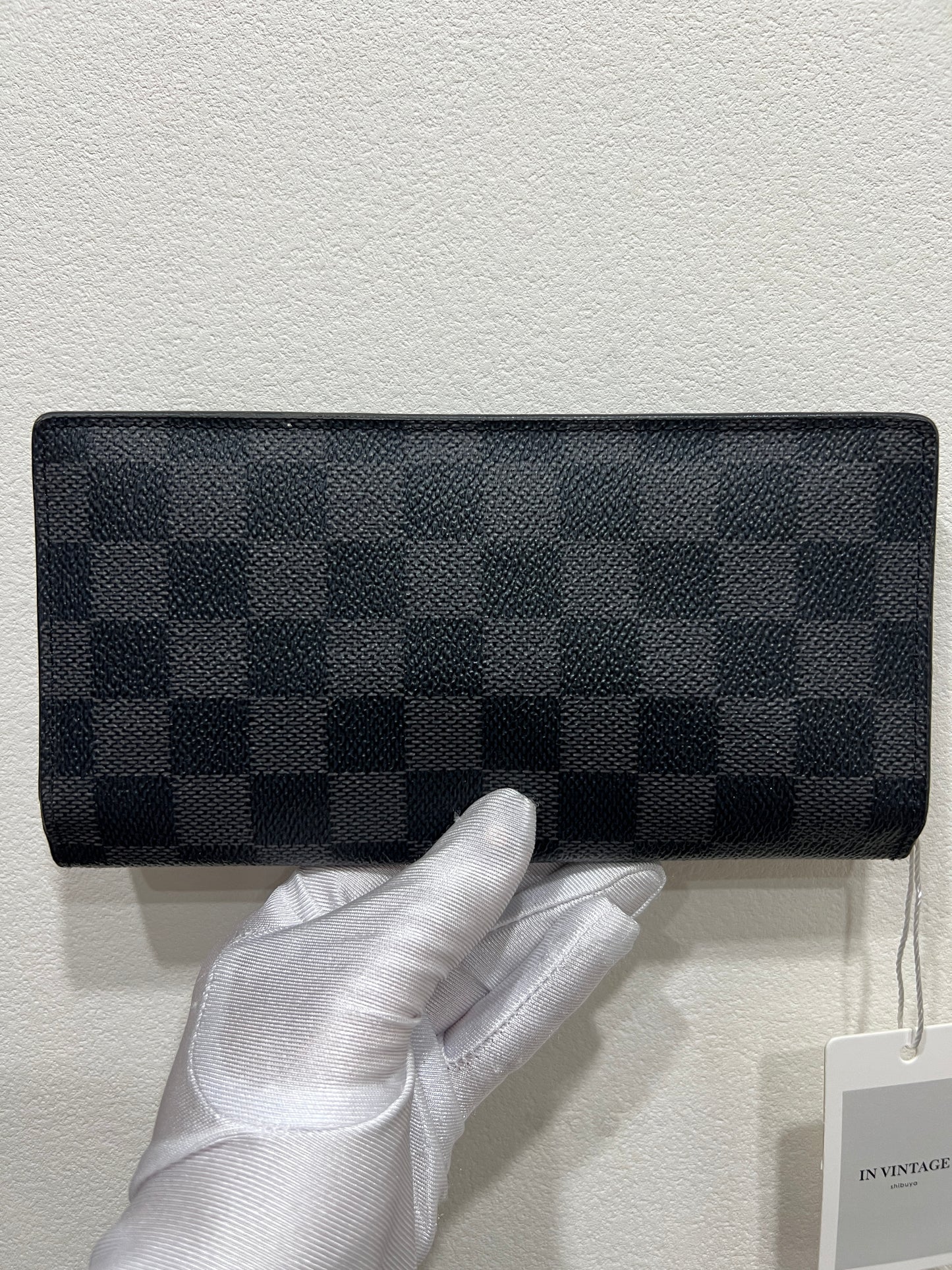 LOUIS VUITTON Long Black Damier Wallet