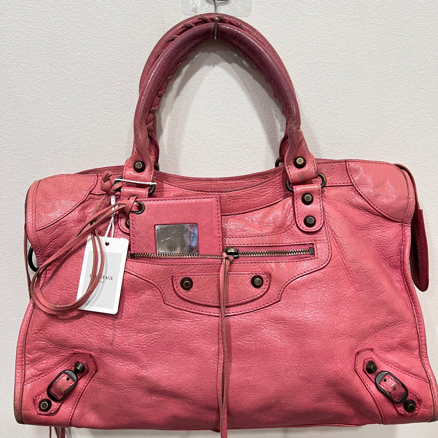 BALENCIAGA Pink City Bag