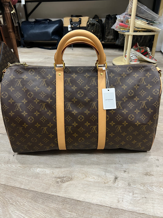 LOUIS VUITTON Keepall 45 (VACHETTA REPLACED, REPAIRED & RESTORED)