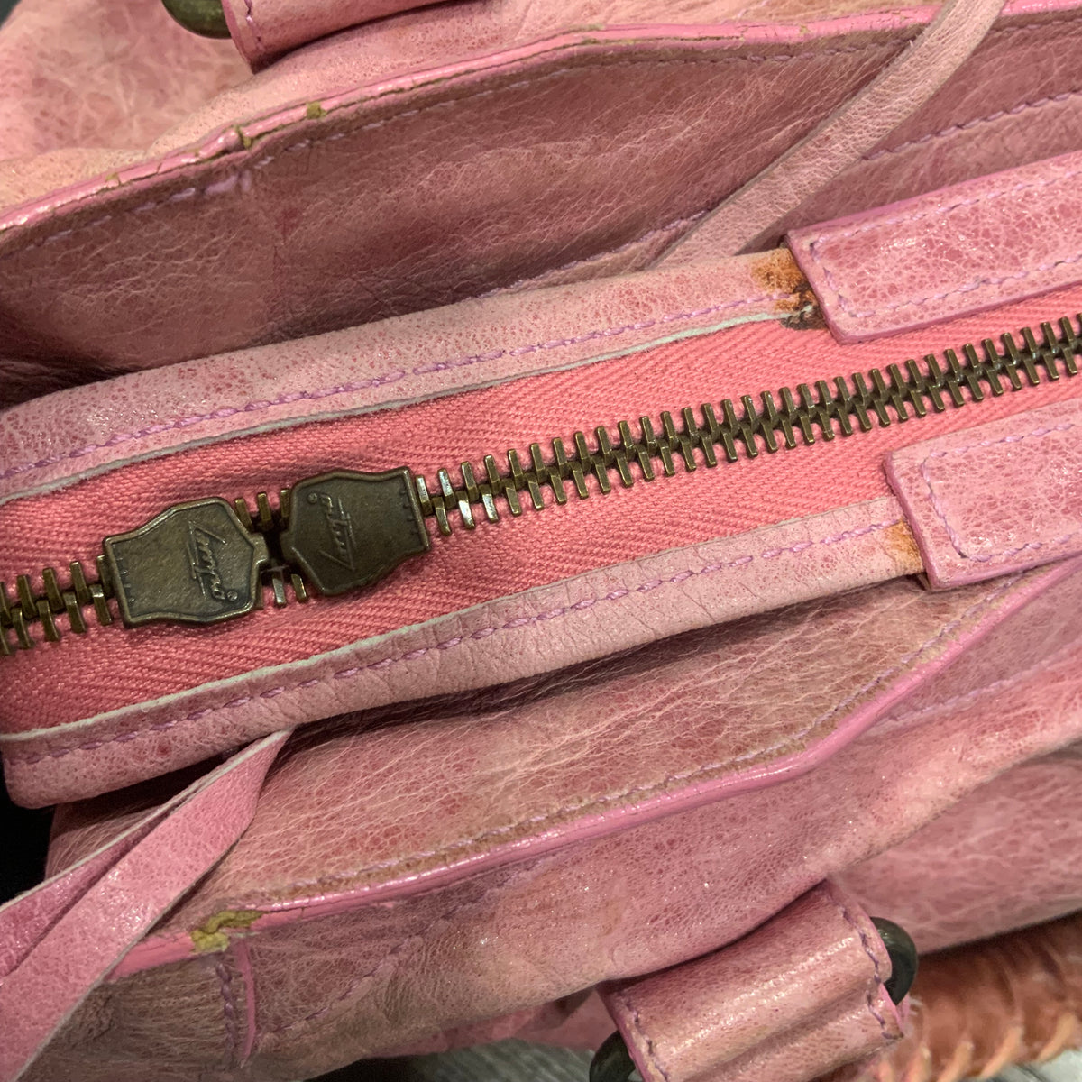 BALENCIAGA Pink City Bag Medium