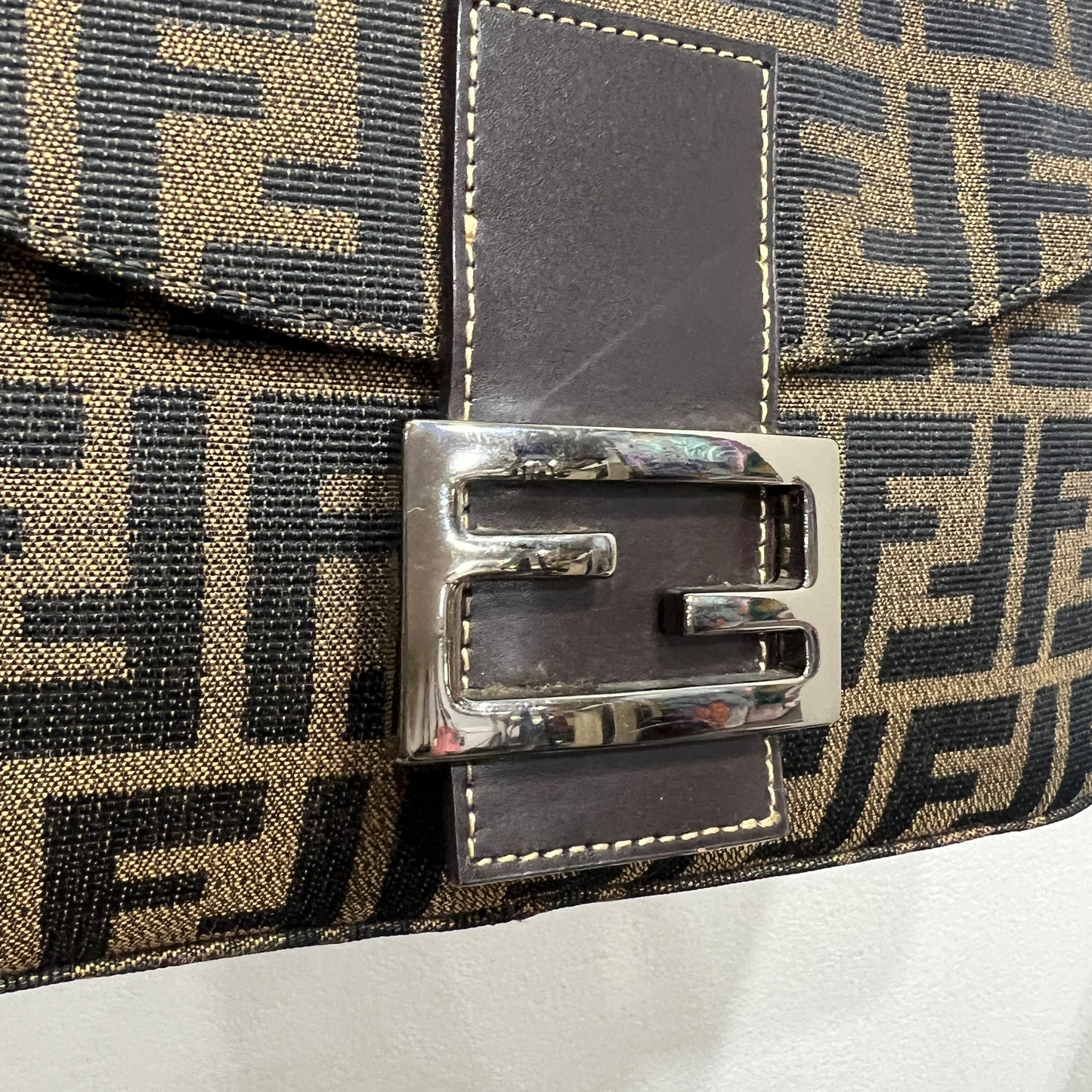 FENDI Zucca Baguette Shoulder Bag