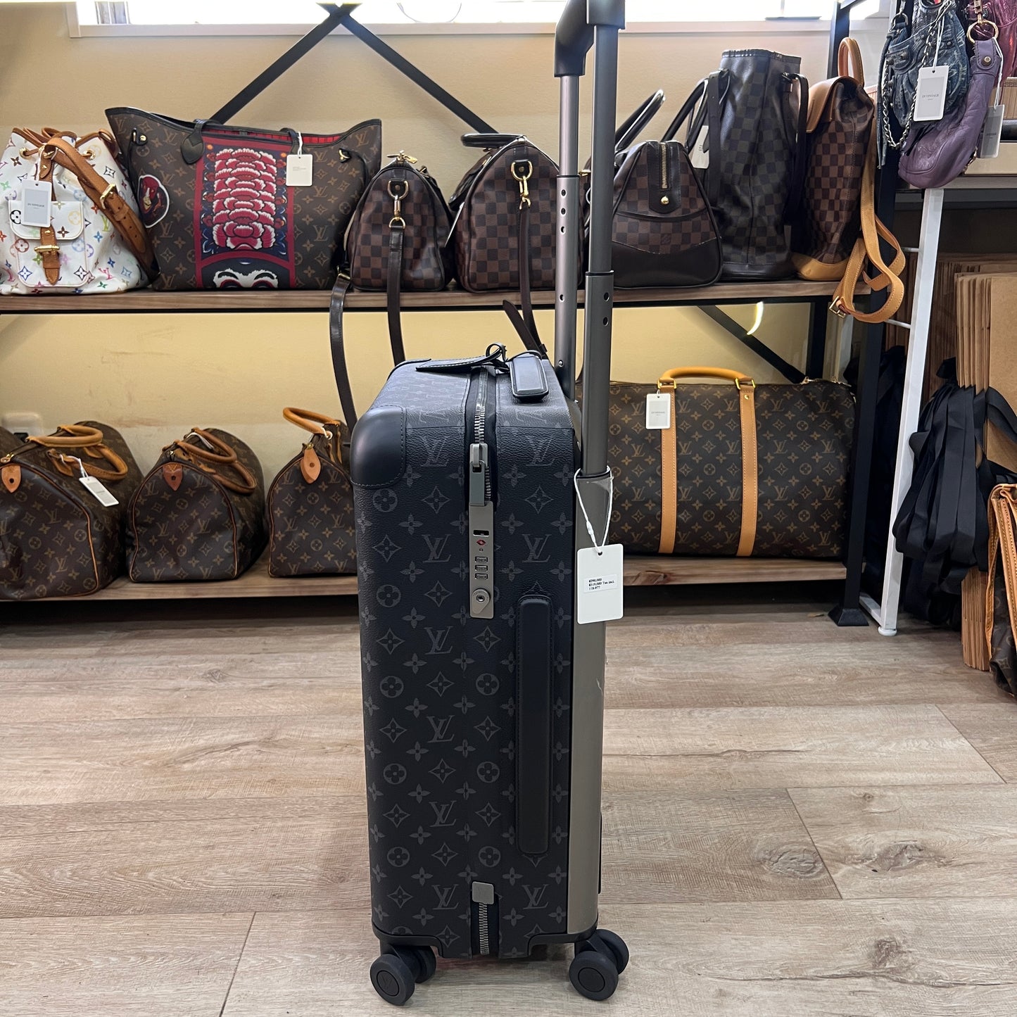 LOUIS VUITTON Horizon Grey Monogram Eclipse 55cm Suitcase
