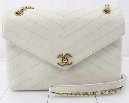 chanel Double Flap with V Stitching