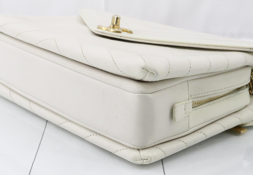 chanel Double Flap with V Stitching