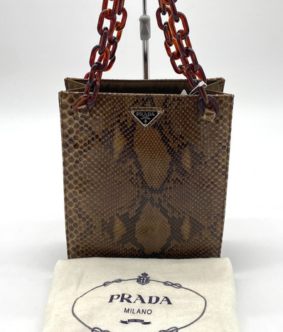 prada Python Handbag