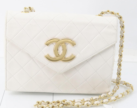 chanel Matelassé Push Lock Chain Shoulder Bag