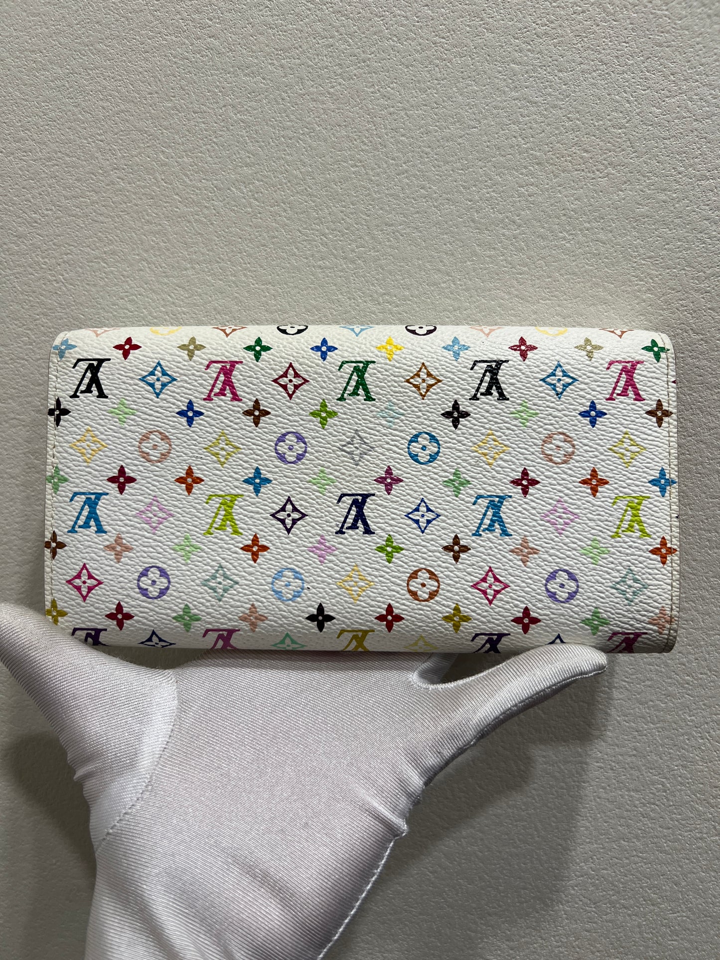 LOUIS VUITTON Multi Color Murakami Wallet