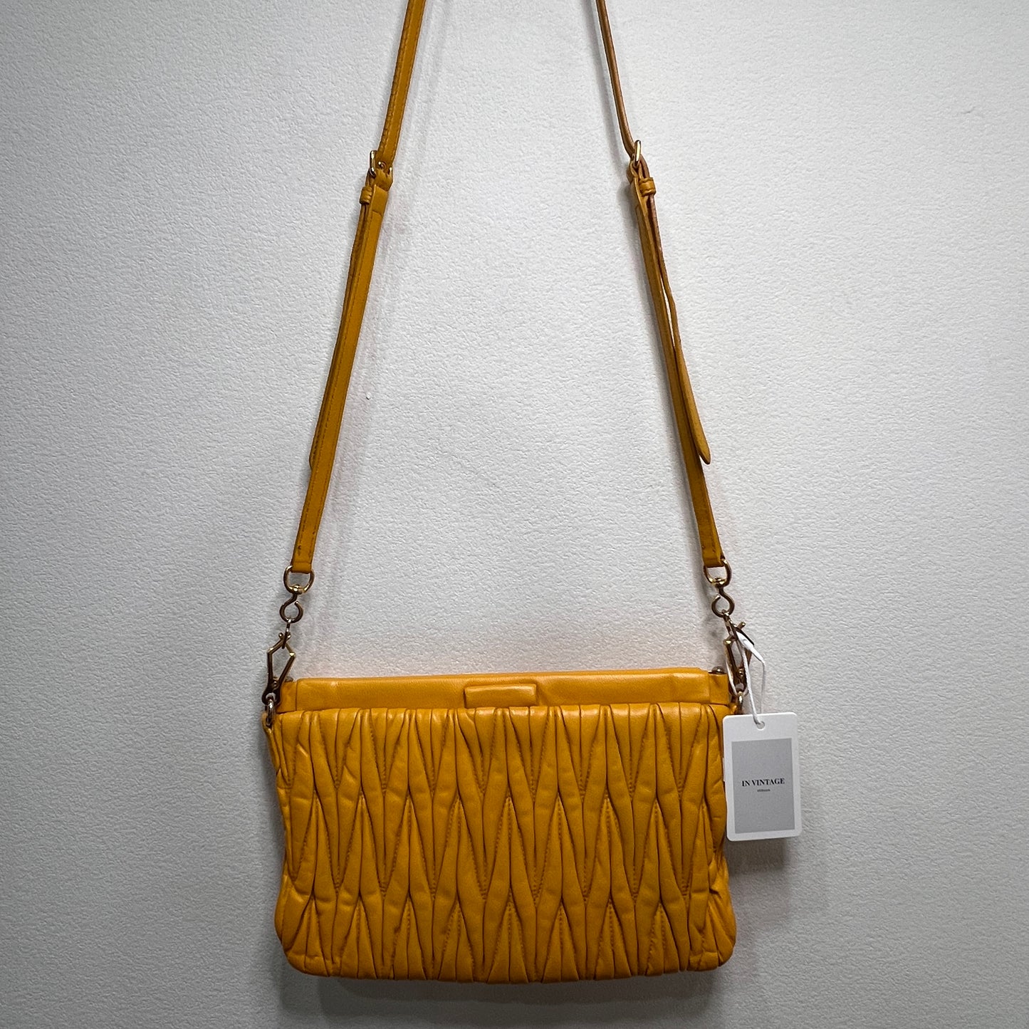 MIU MIU Metalasse Napa Leather Crossbody