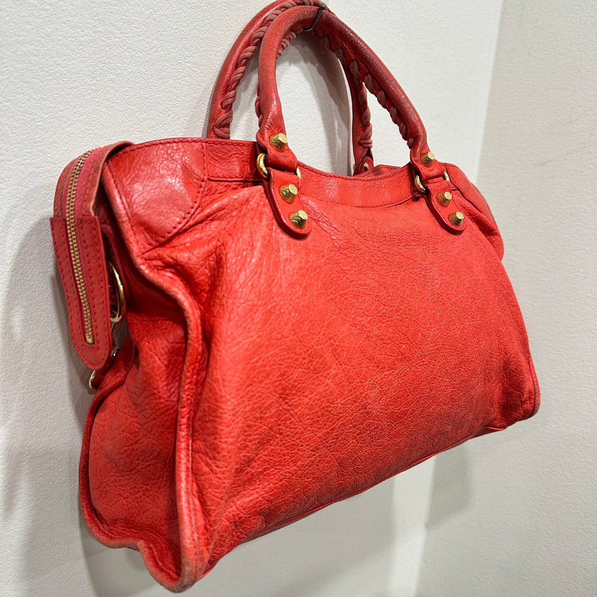 BALENCIAGA City Bag Medium Gold Hardware