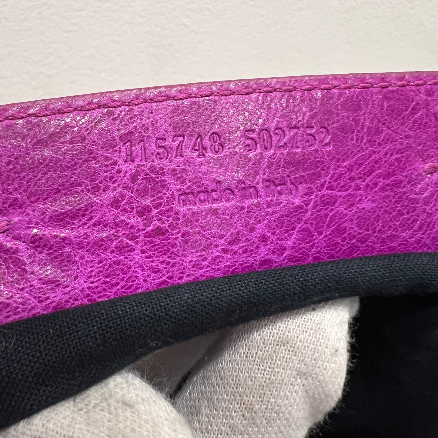 BALENCIAGA City Bag Medium Magenta Pink
