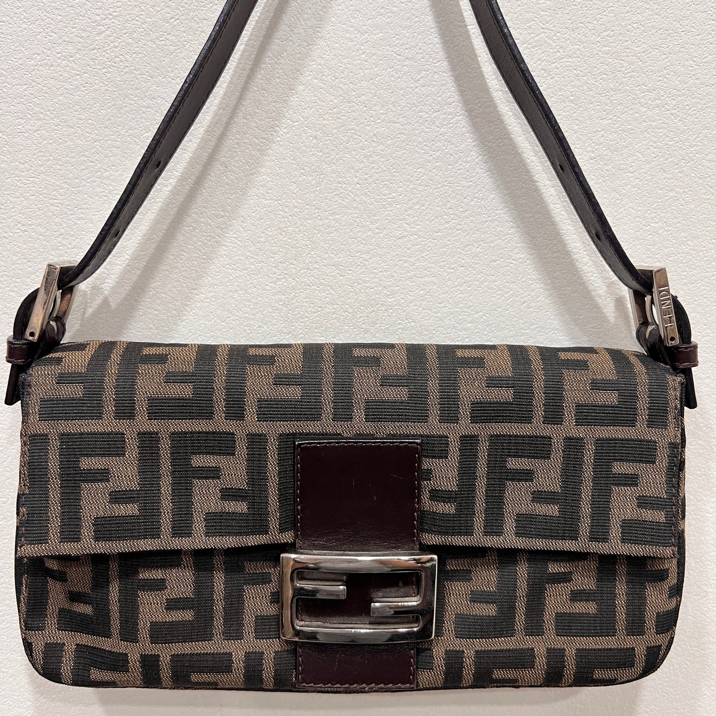 FENDI Baguette Silver Hardware