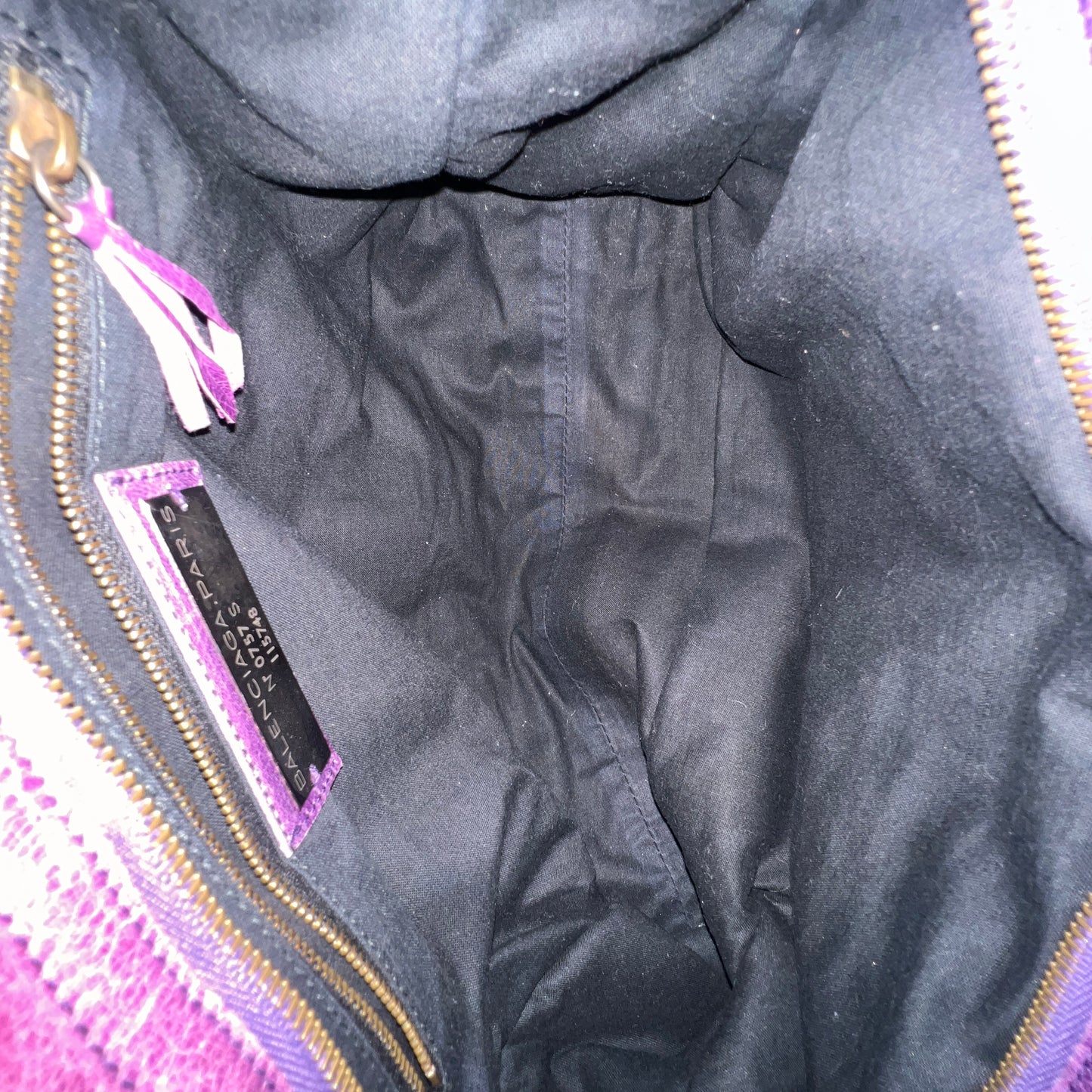 BALENCIAGA City Bag Medium Purple