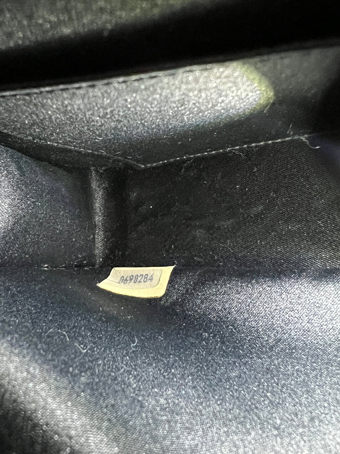 CHANEL Vintage Satin Crystal Embellished Pointed Flap Gold Chain Year 1986-1988