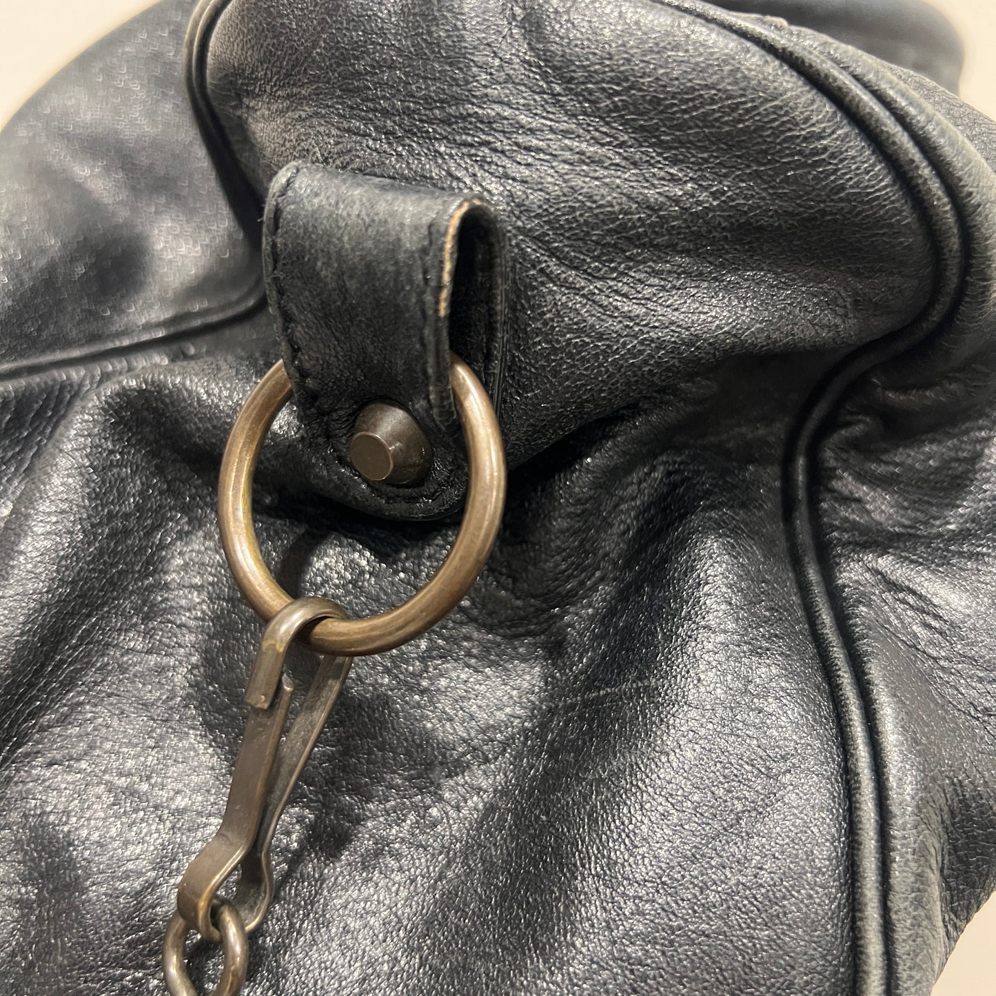 BALENCIAGA Black Twiggy Leather Satchel