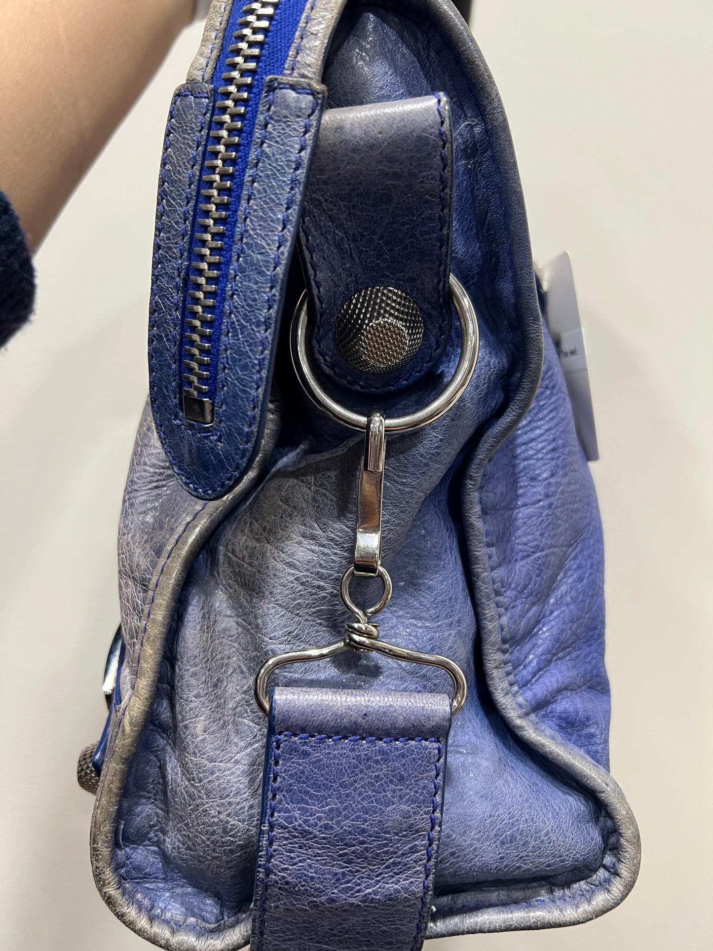 BALENCIAGA BLUE CITY BAG