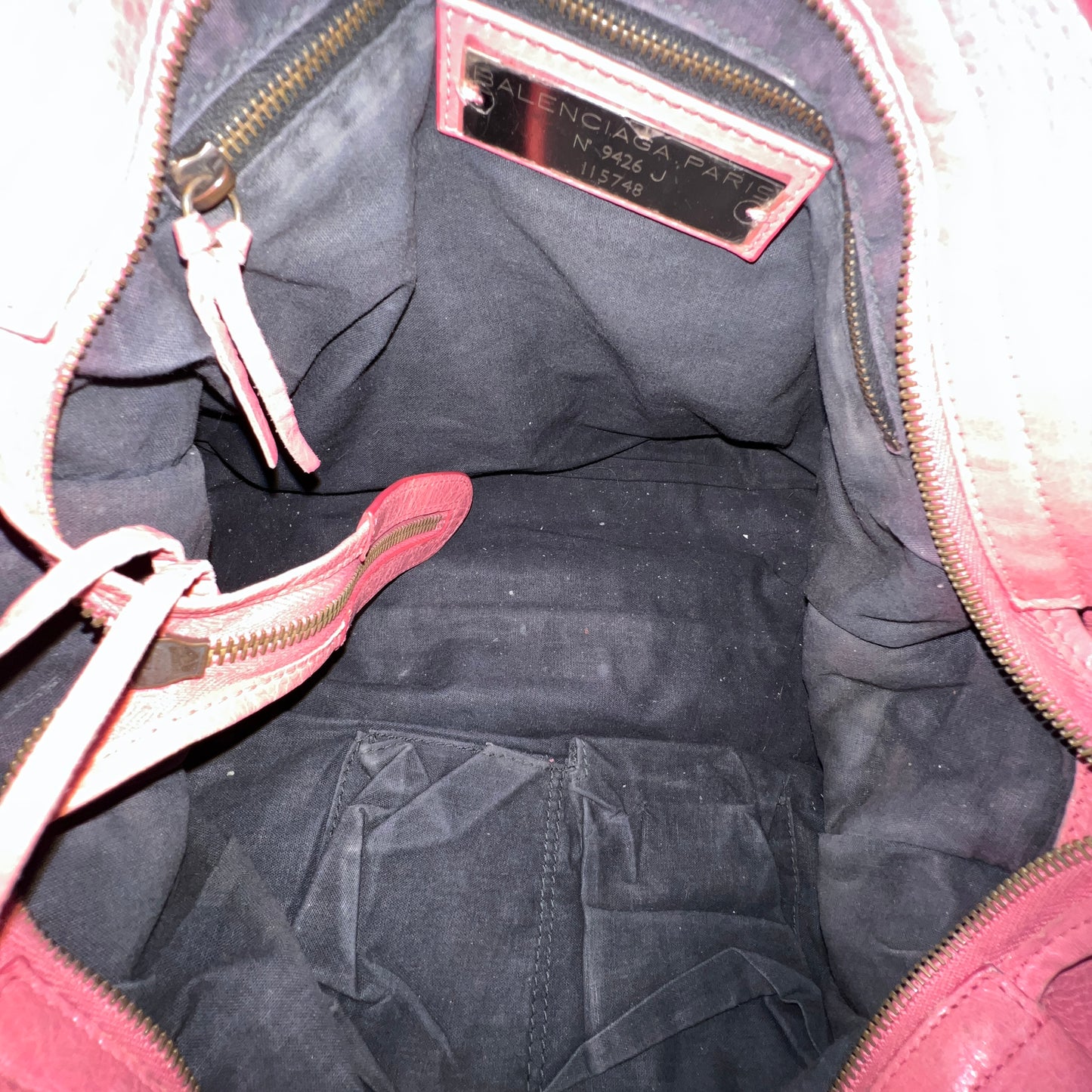 BALENCIAGA Pink City Bag