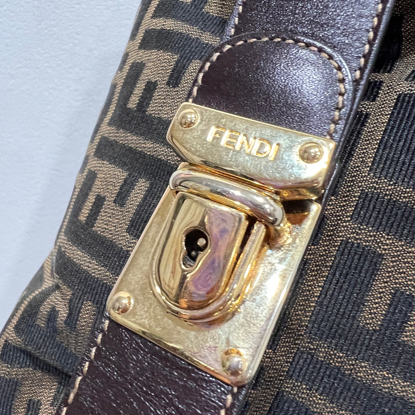 FENDI Zucca Vanity Bag 24cm