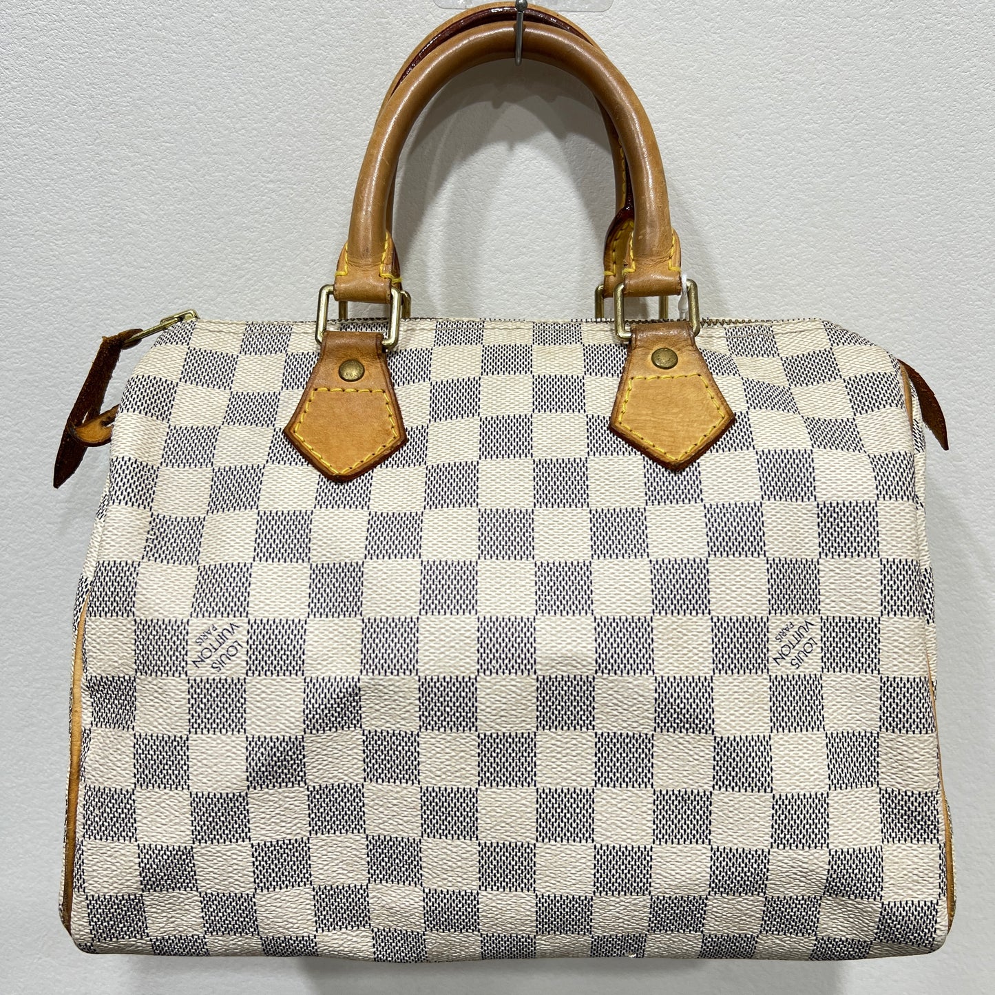 LOUIS VUITTON Speedy White Damier 25 (6530316)