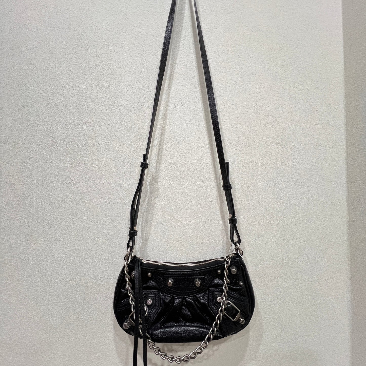 BALENCIAGA Le Cagole Mini Denim Black