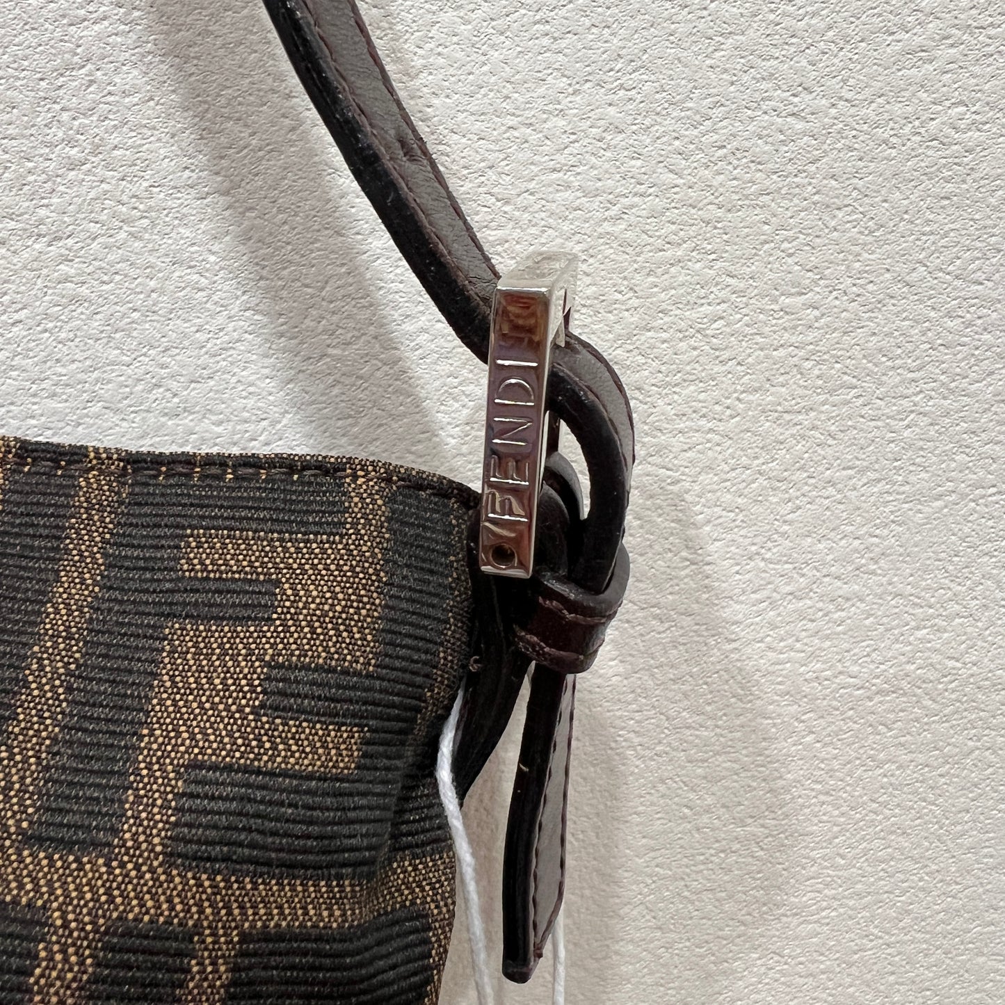 FENDI Baguette Crossbody Zucca Canvas
