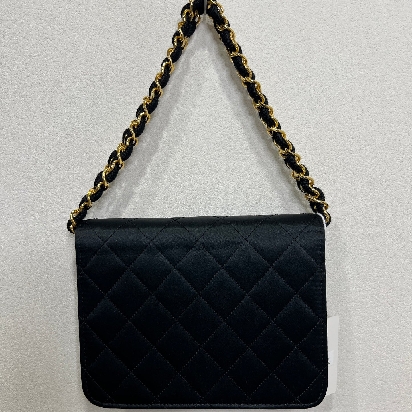 CHANEL Silk Shoulder Chain Bag