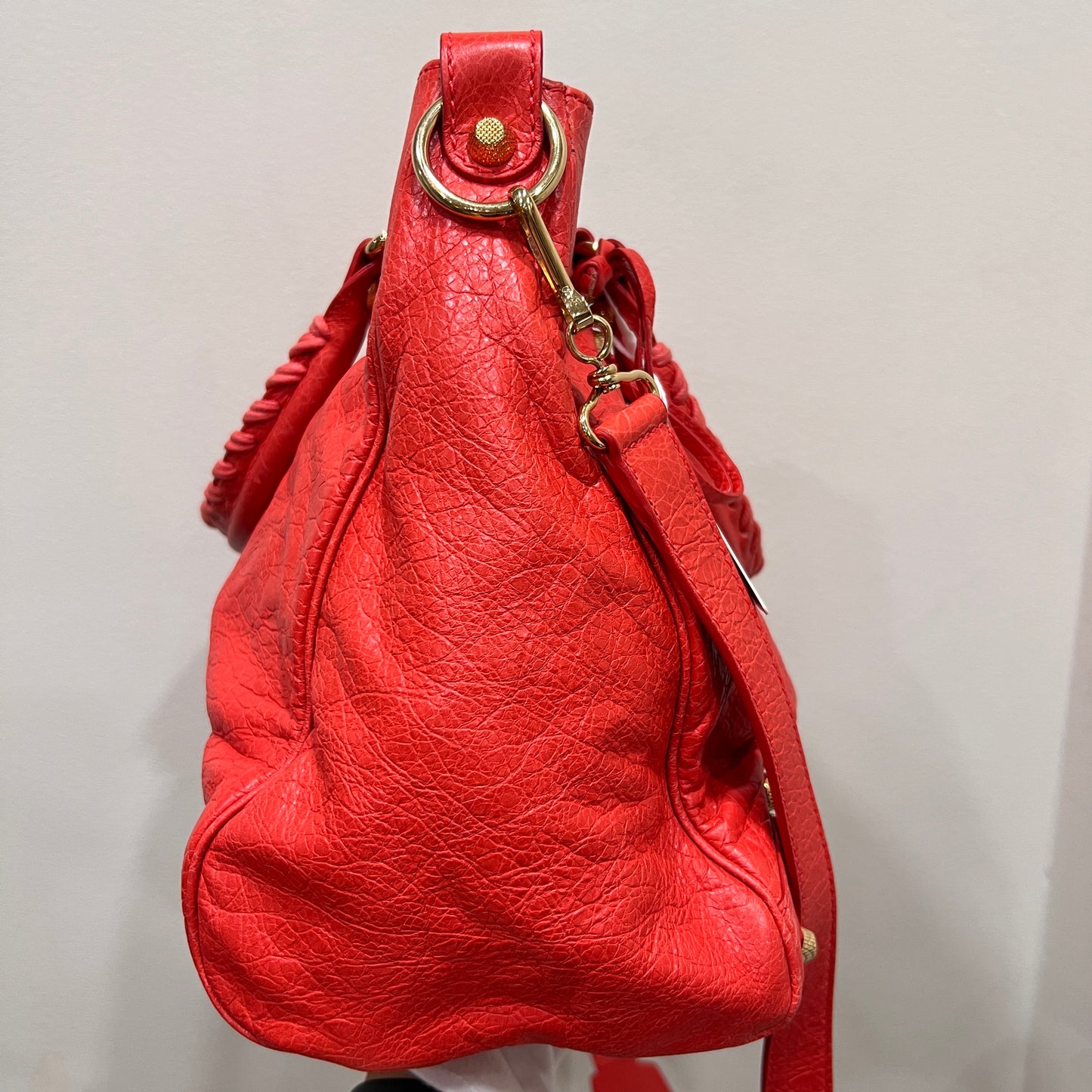 BALENCIAGA City Bag Red Orange Medium