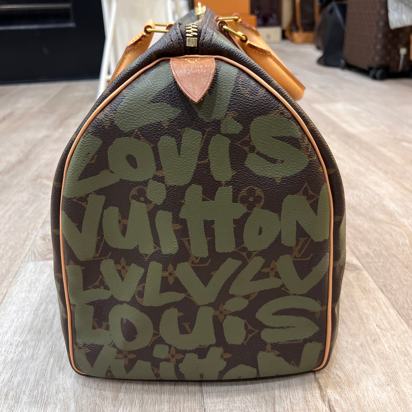 LOUIS VUITTON KEEPALL 45 X Stephen Sprouse