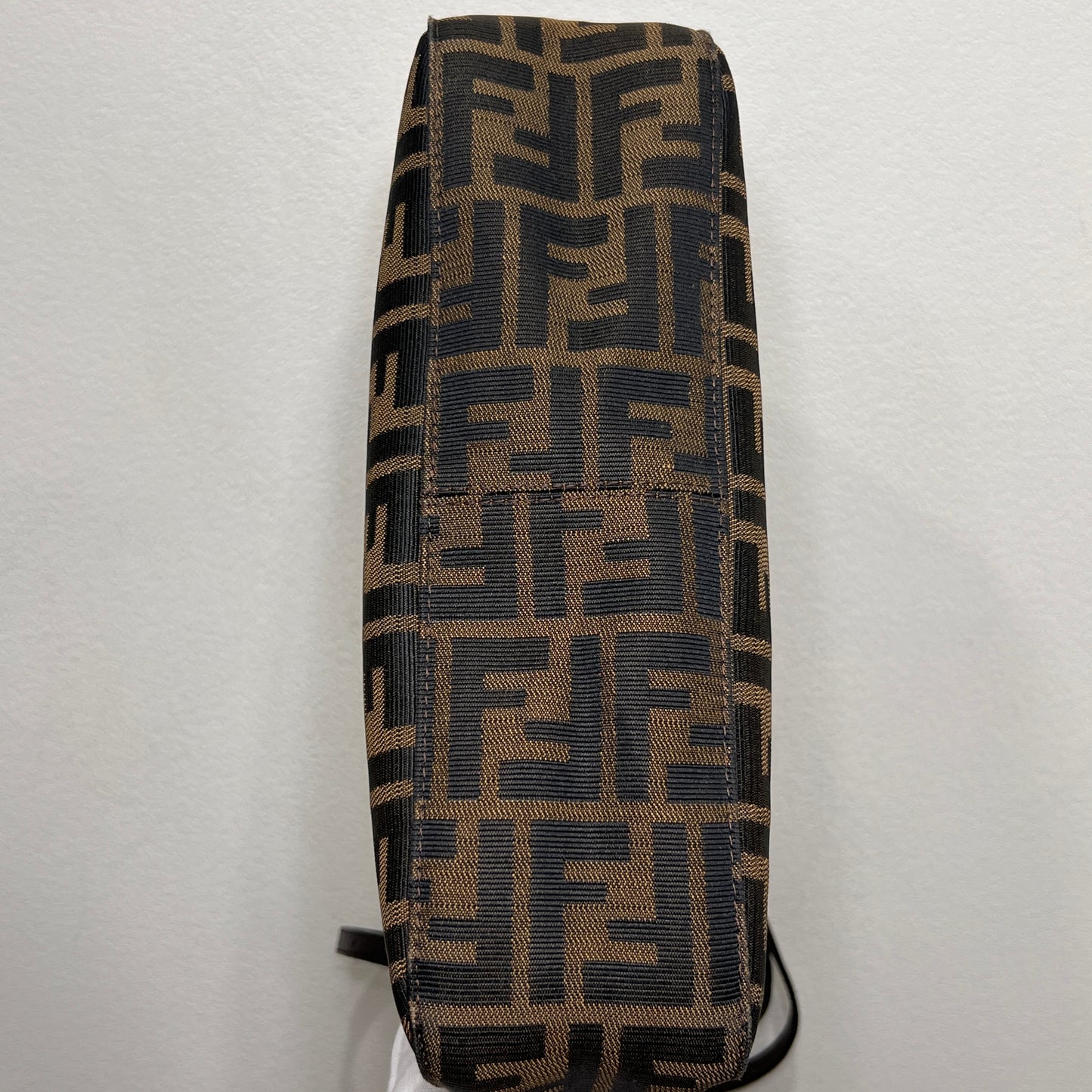 Fendi Zucca Canvas Shoulder Bag