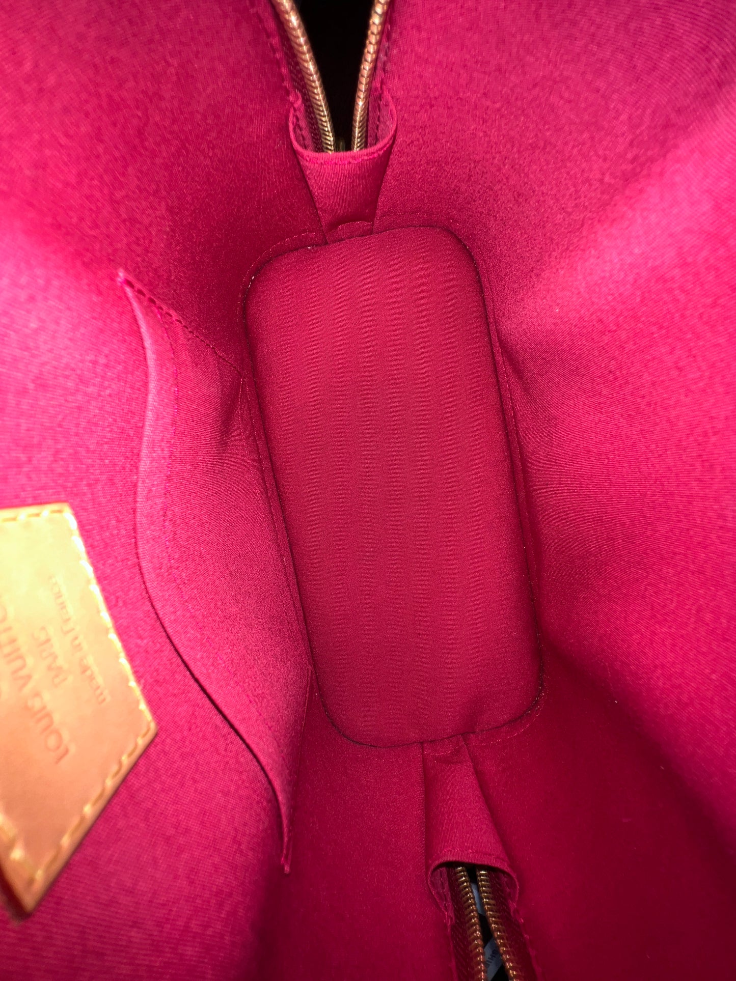 LOUIS VUITTON Red Alma BB