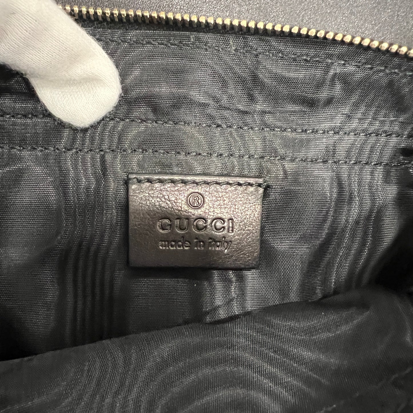 GUCCI Zebra Print Calf Hair Broadway Evening Bag