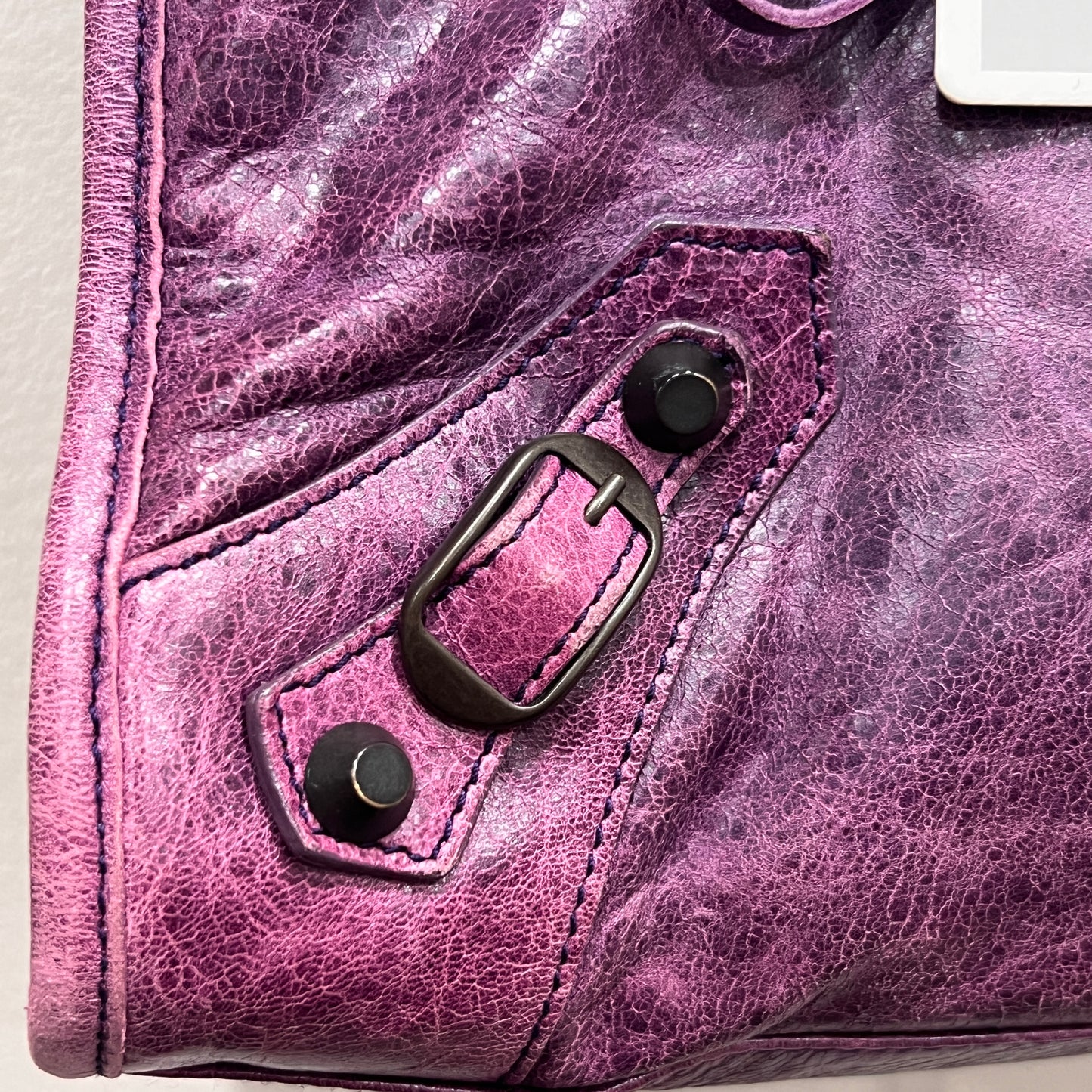 BALENCIAGA City Bag Medium Purple