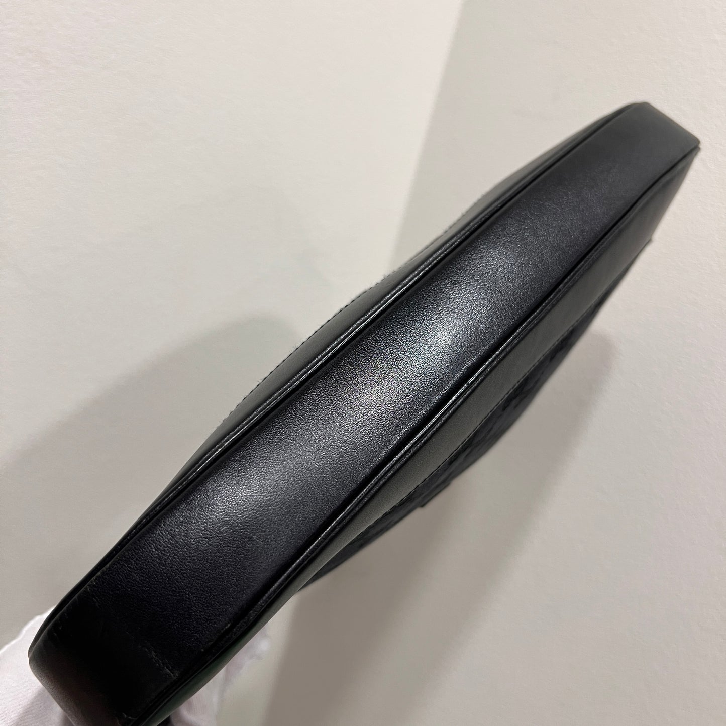 GUCCI Jackie Monogram with Leather Handle