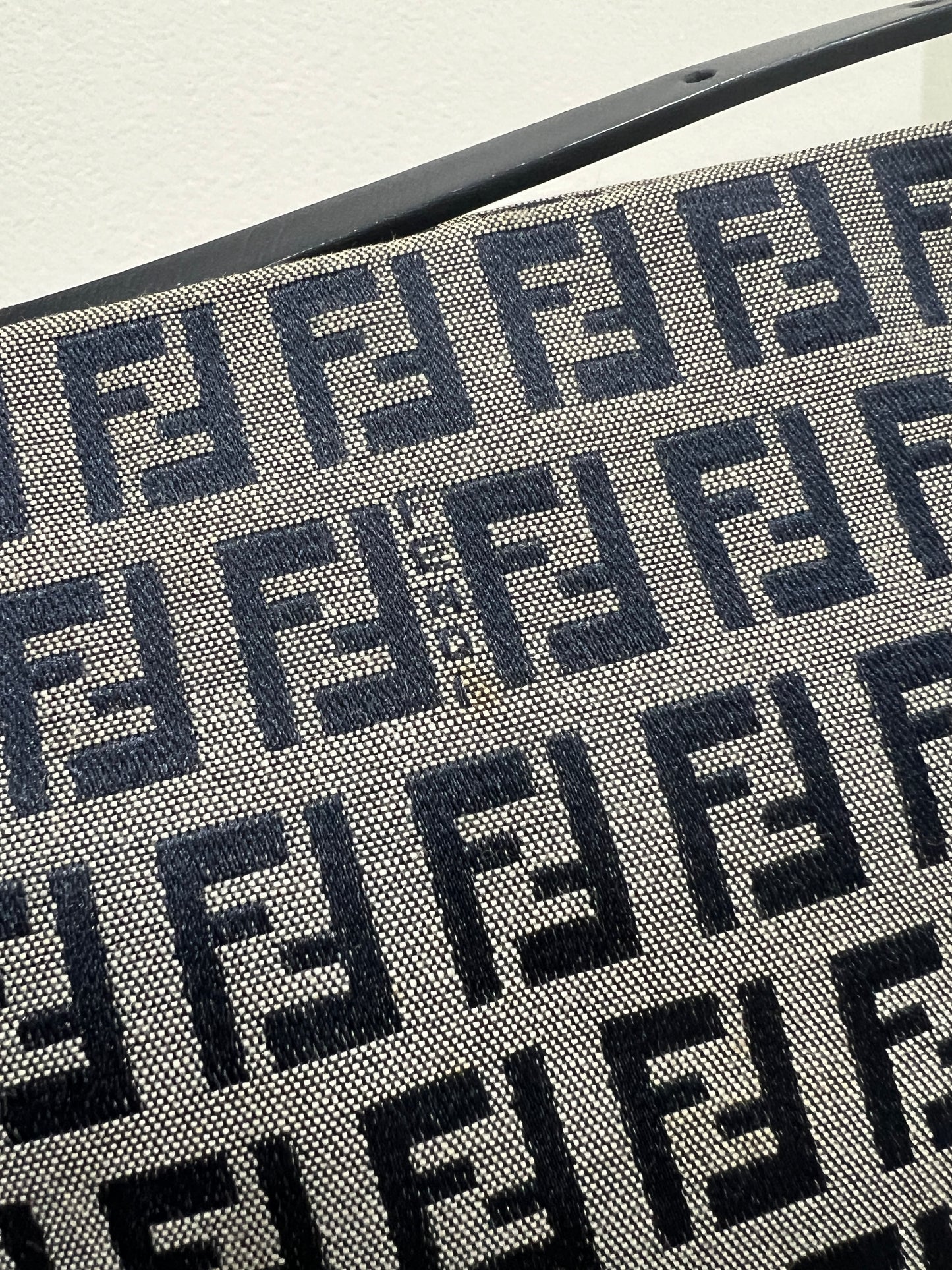 FENDI Monogram Zuccino Shoulder Bag