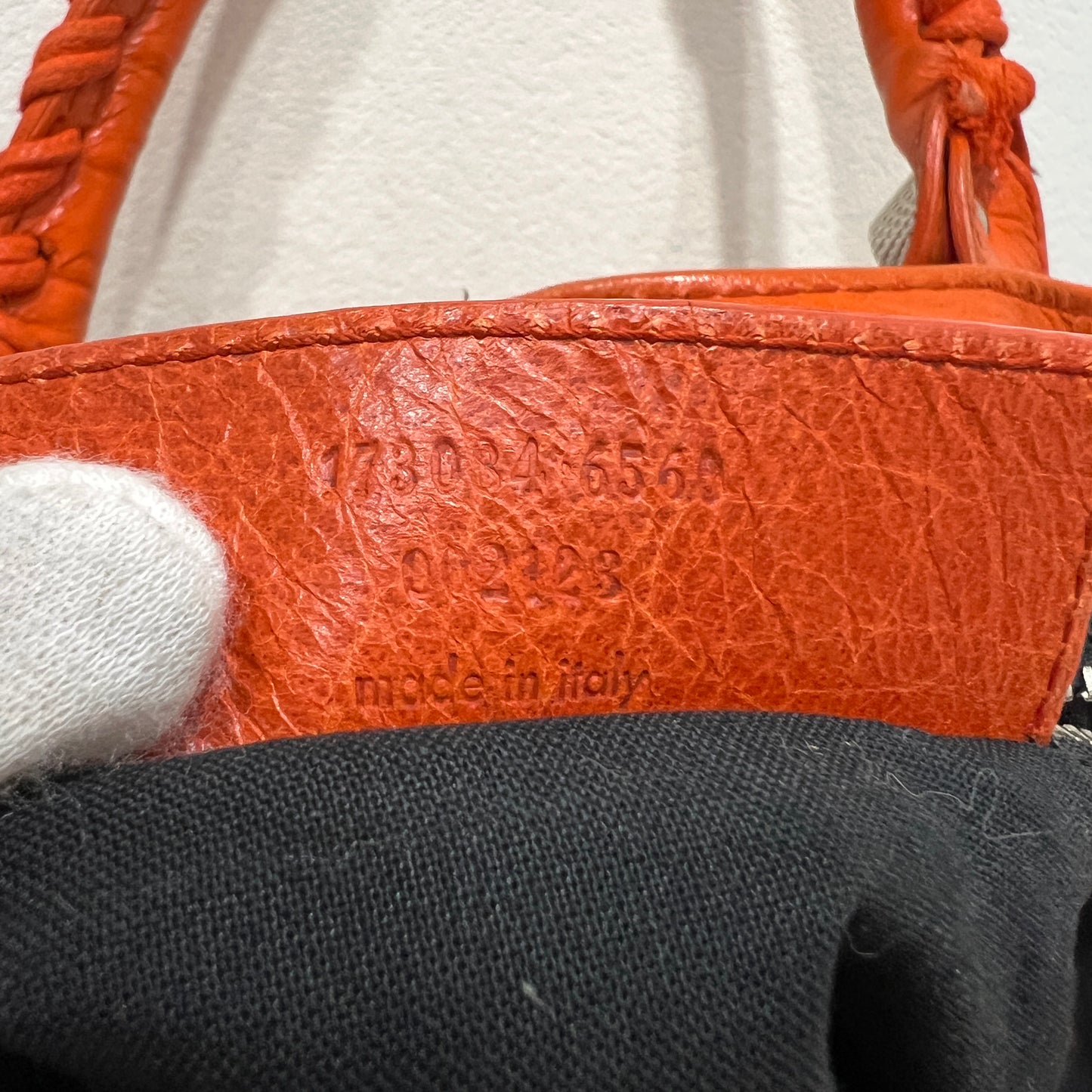 BALENCIAGA City Bag Orange Giant Hardware