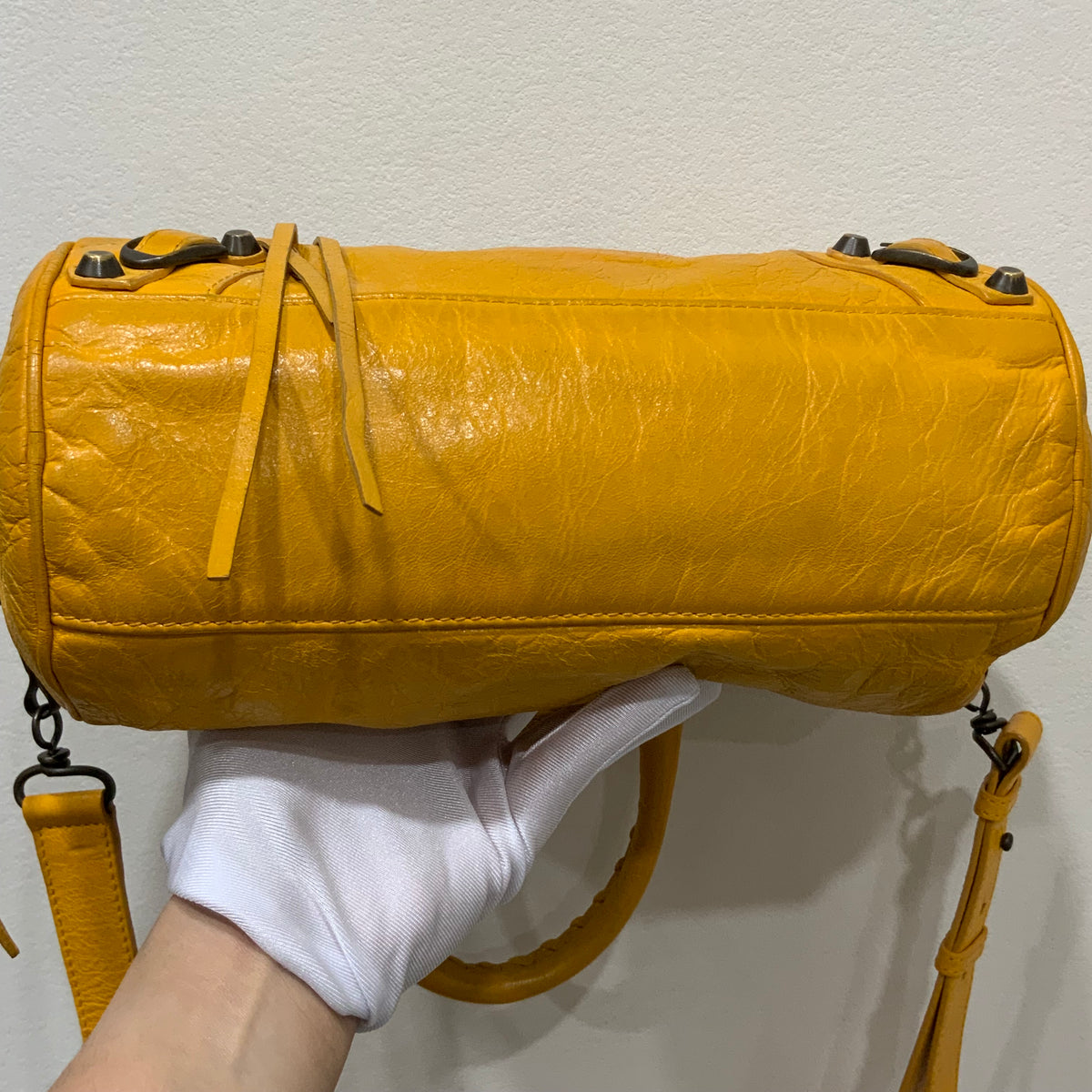 BALENCIAGA Classic Twiggy Bag 25cm Mango/Mangue Color