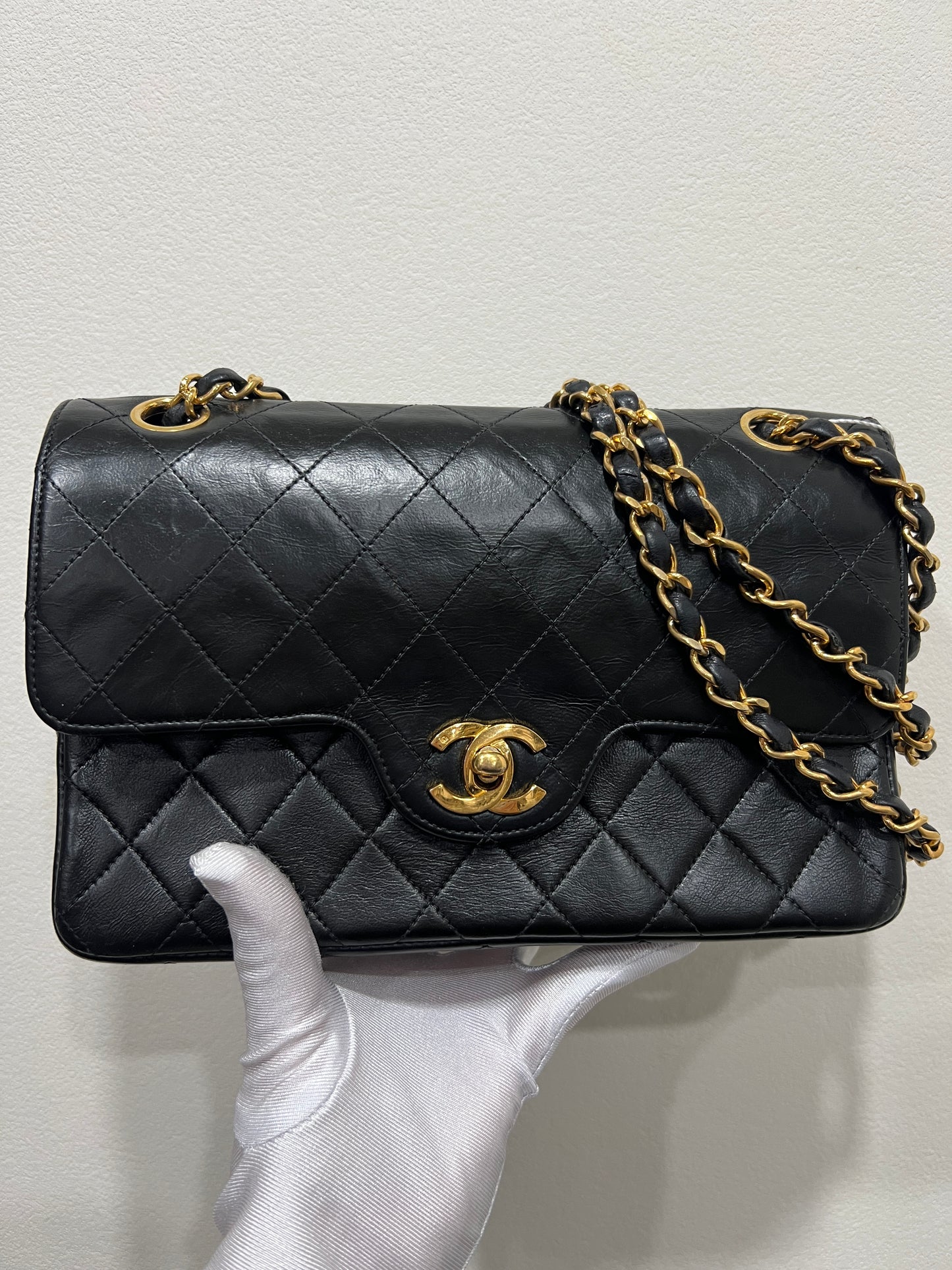 CHANEL 1988’s Classic Double Flap Bag 24K gold