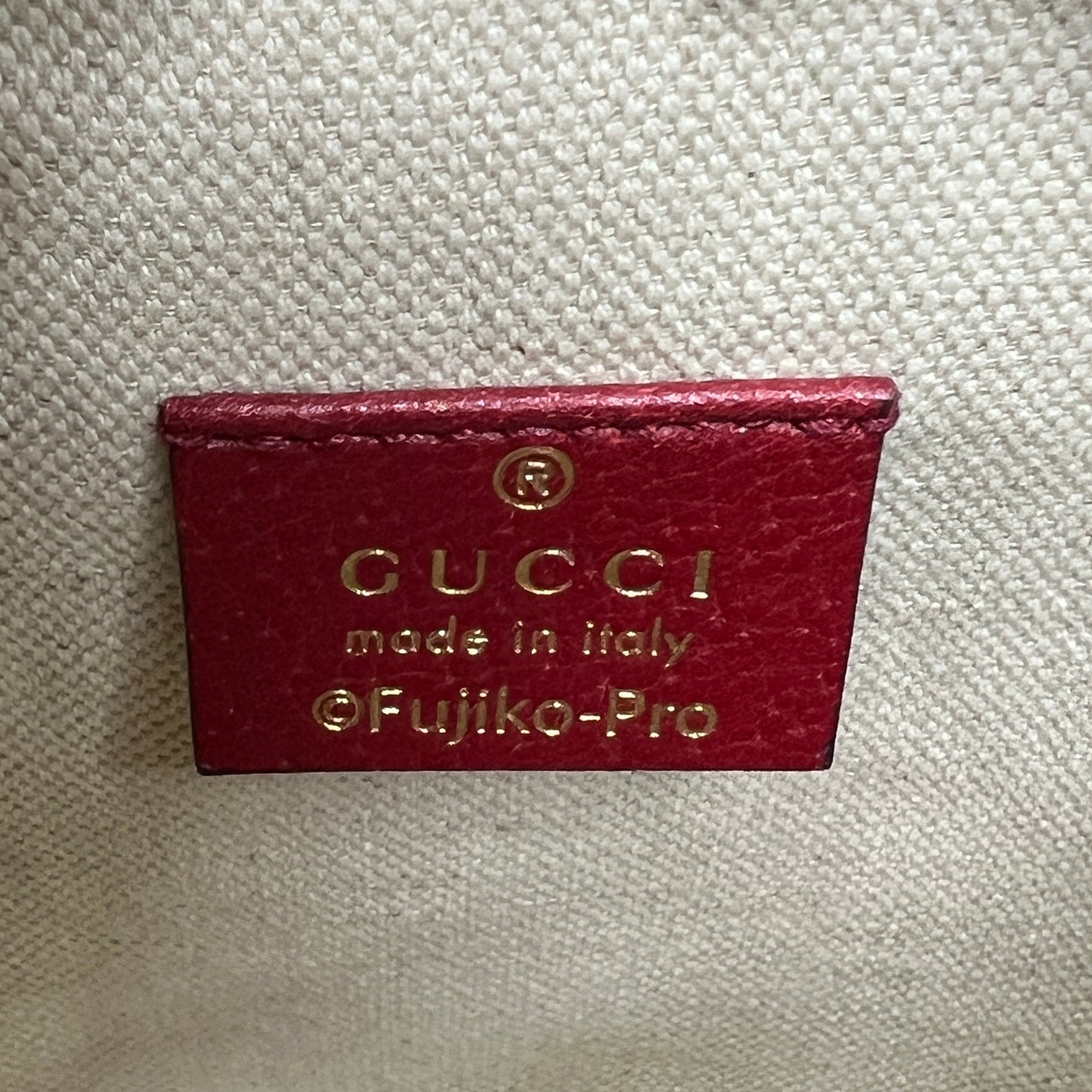 GUCCI X DORAEMON Drawstring Bag