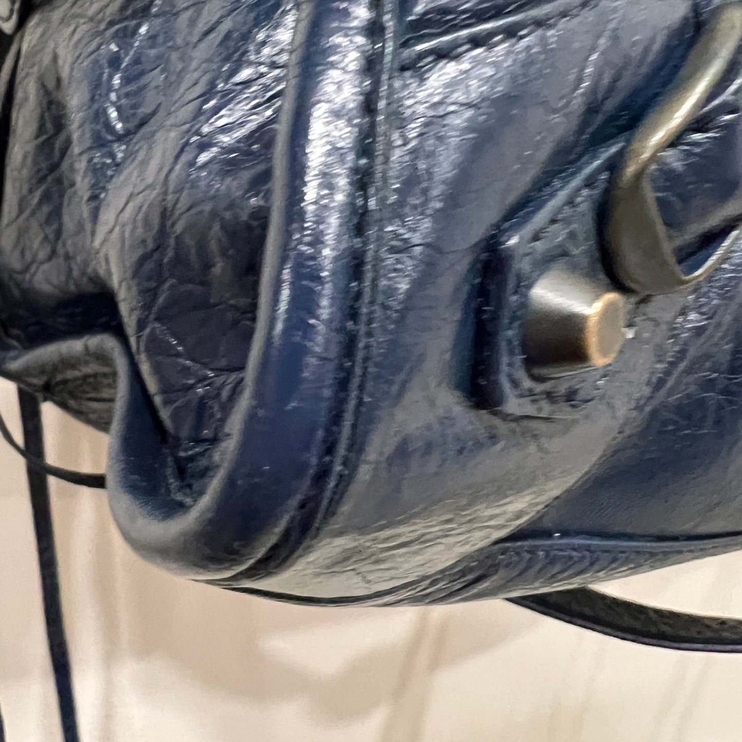BALENCIAGA City Bag Medium Navy Blue